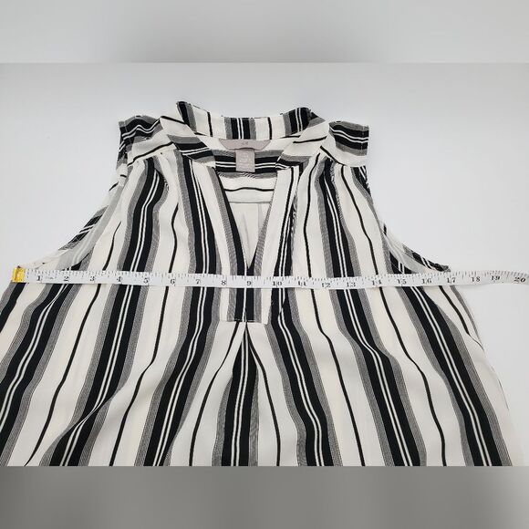 H&M Striped Sleeveless T-Shirt Dress (Size 8) - Picture 10 of 11